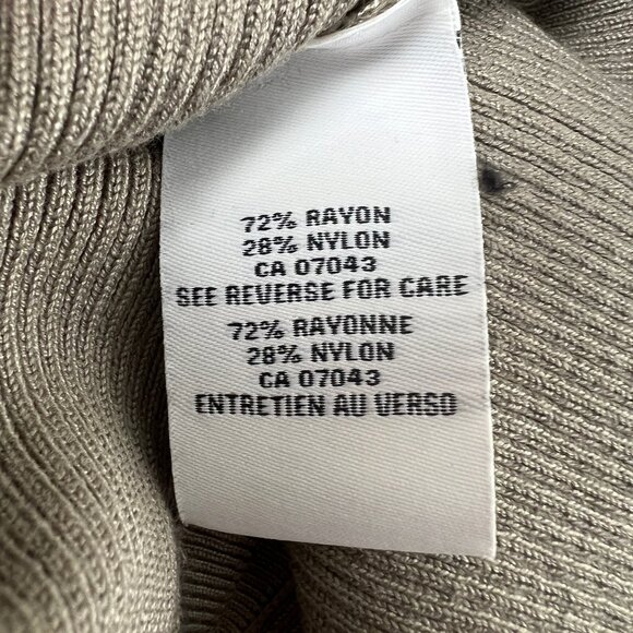 New Magaschoni Fitted Ribbed Knit Cardigan Sweater Old Money Quiet Luxury Preppy - Picture 5 of 8